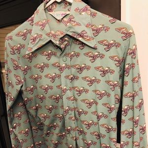 Unique Retro Button-up